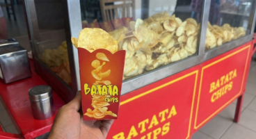 Batata chips - Clássico brasileiro quentinho e irresistível