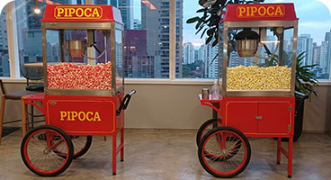 Carrinho de pipoca para eventos