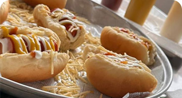 Hot Dog - Clássico indispensável com muito sabor e praticidade.