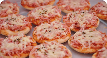 Mini Pizza - Sabor caseiro com praticidade para servir